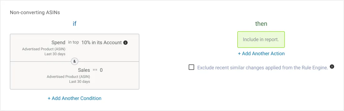 Report non-converting ASINs Report non-converting ASINs