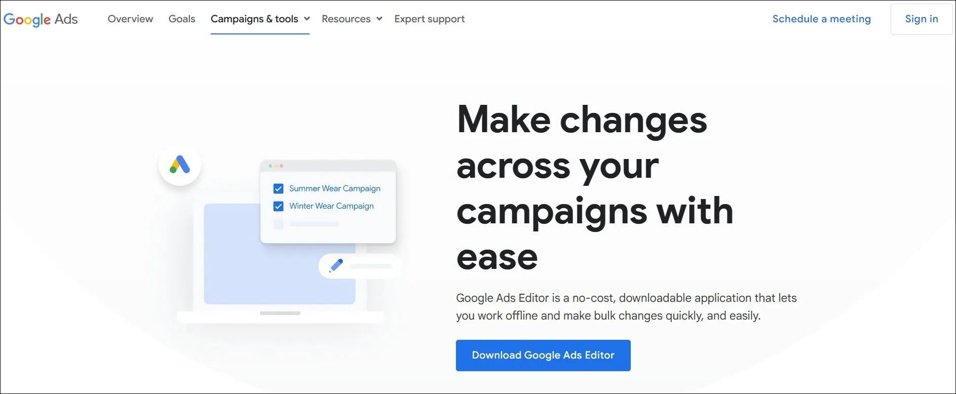 Google Ads Editor